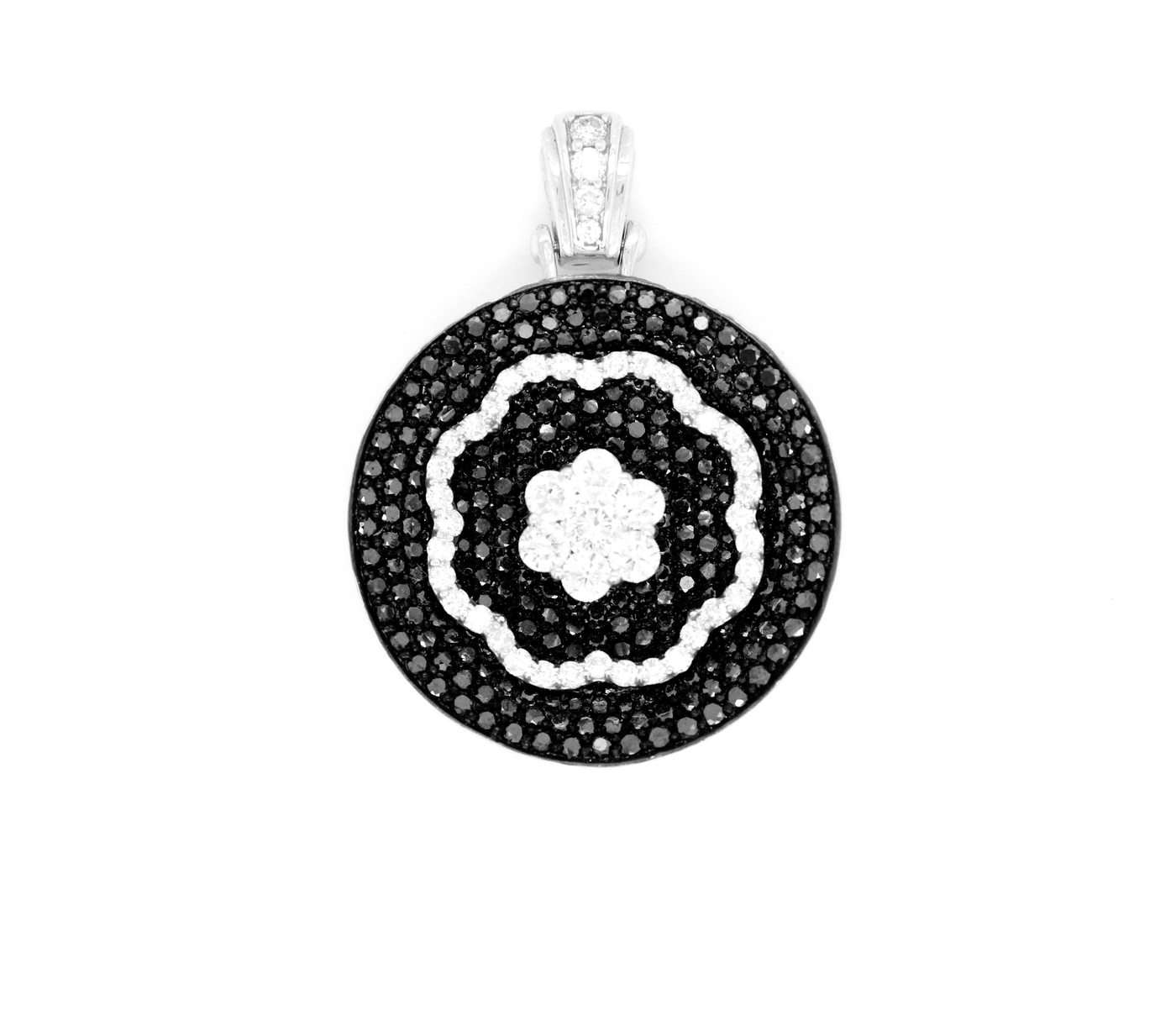3.50ct Black Diamond Pendant