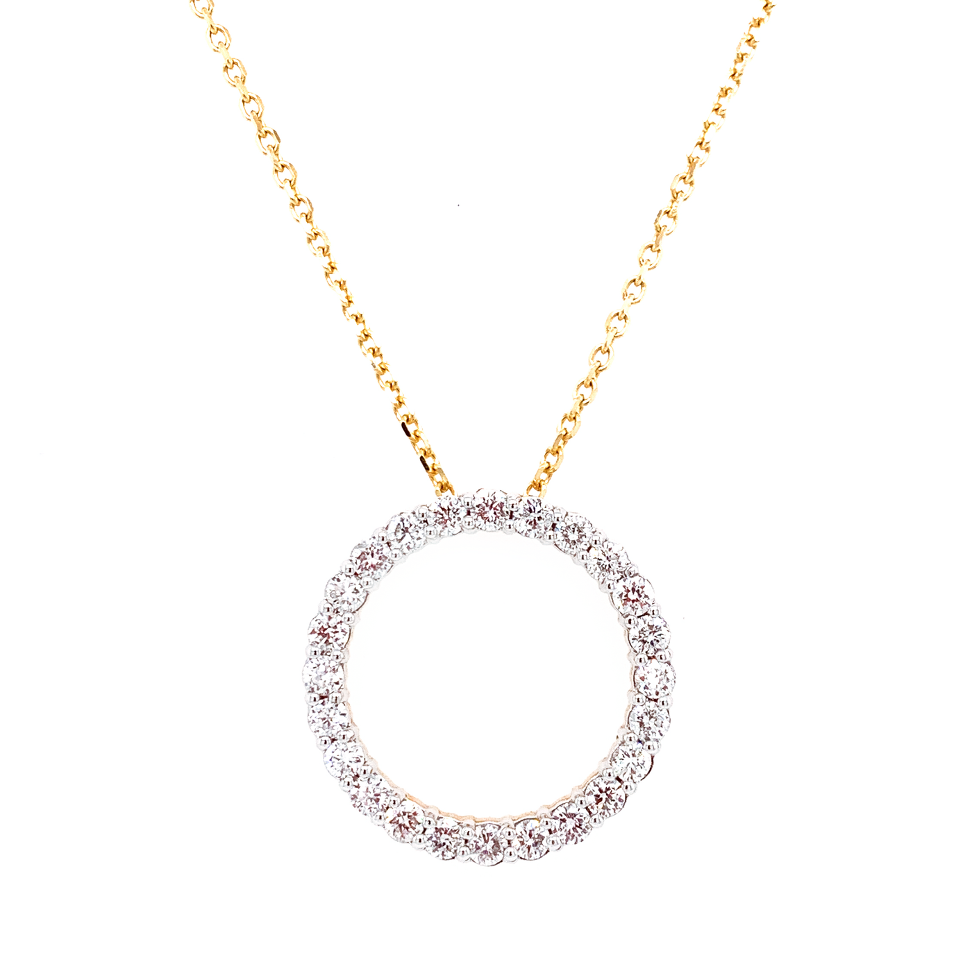 1.15ct Circle of Life Diamond Necklace
