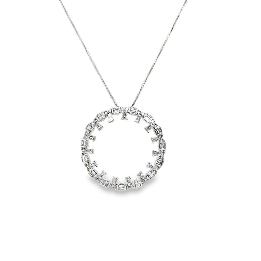 Circle of Life Fancy Cut Diamond Pendant