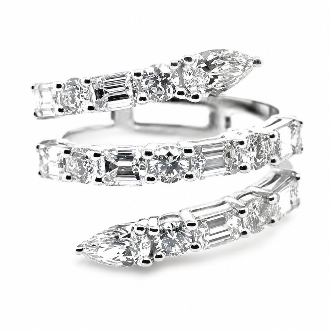 Spiral Diamond Ring - SKU 44254