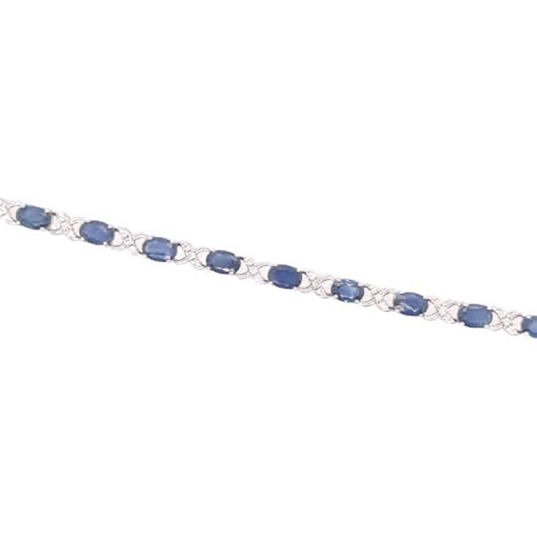 8.5ct Sapphire and Diamond Bracelet - SKU 47034