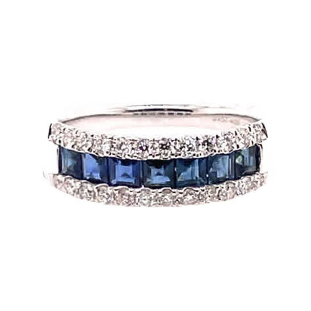 1.2ct Sapphire and Diamond Ring - SKU 47136