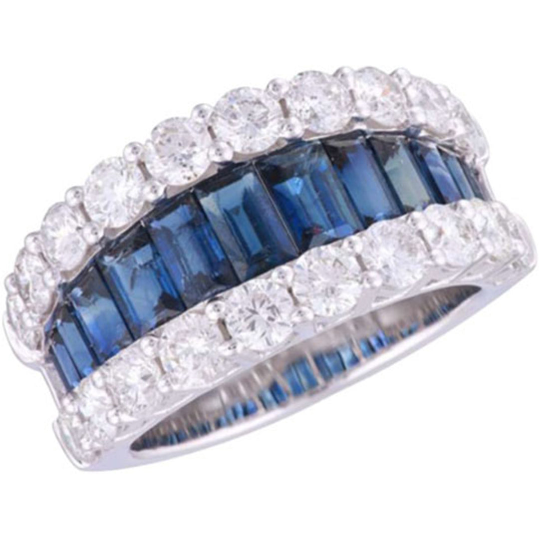 4.25ct Sapphire and Diamond Ring - SKU 47142