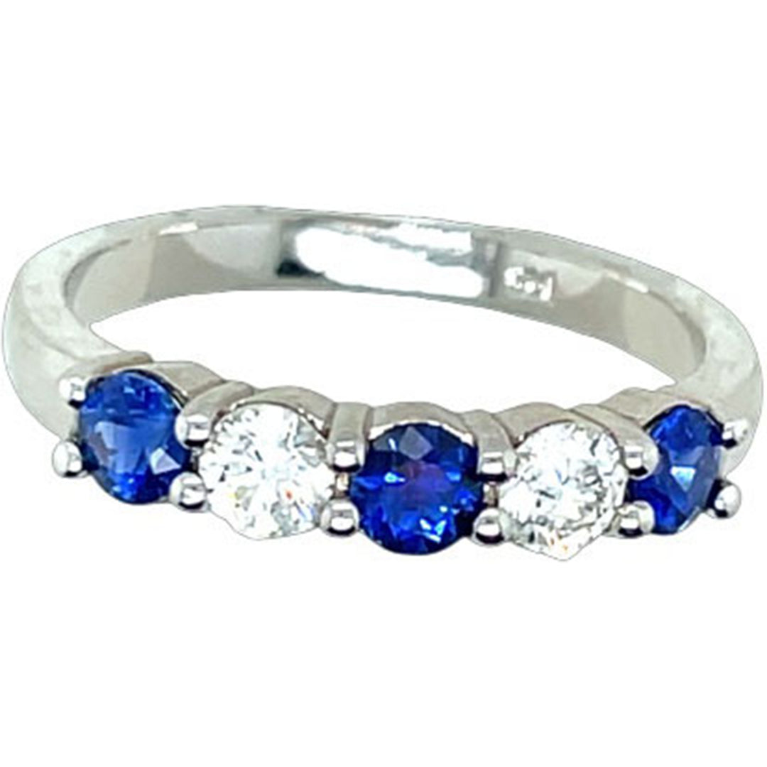 0.80ct Sapphire and Diamond Ring - SKU 51601