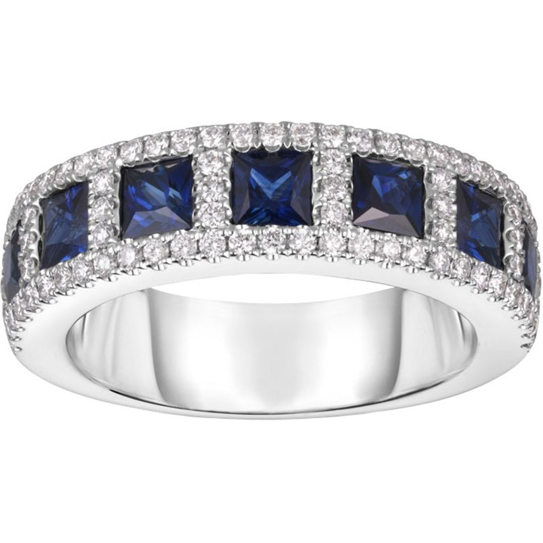 1.7ct Sapphire and Diamond Ring - SKU 52035