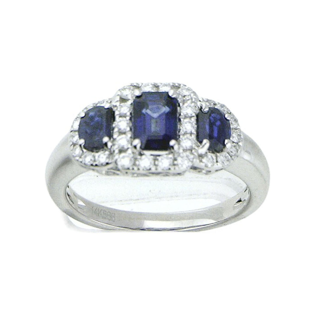 1.45ct Sapphire and Diamond Ring - SKU 53294