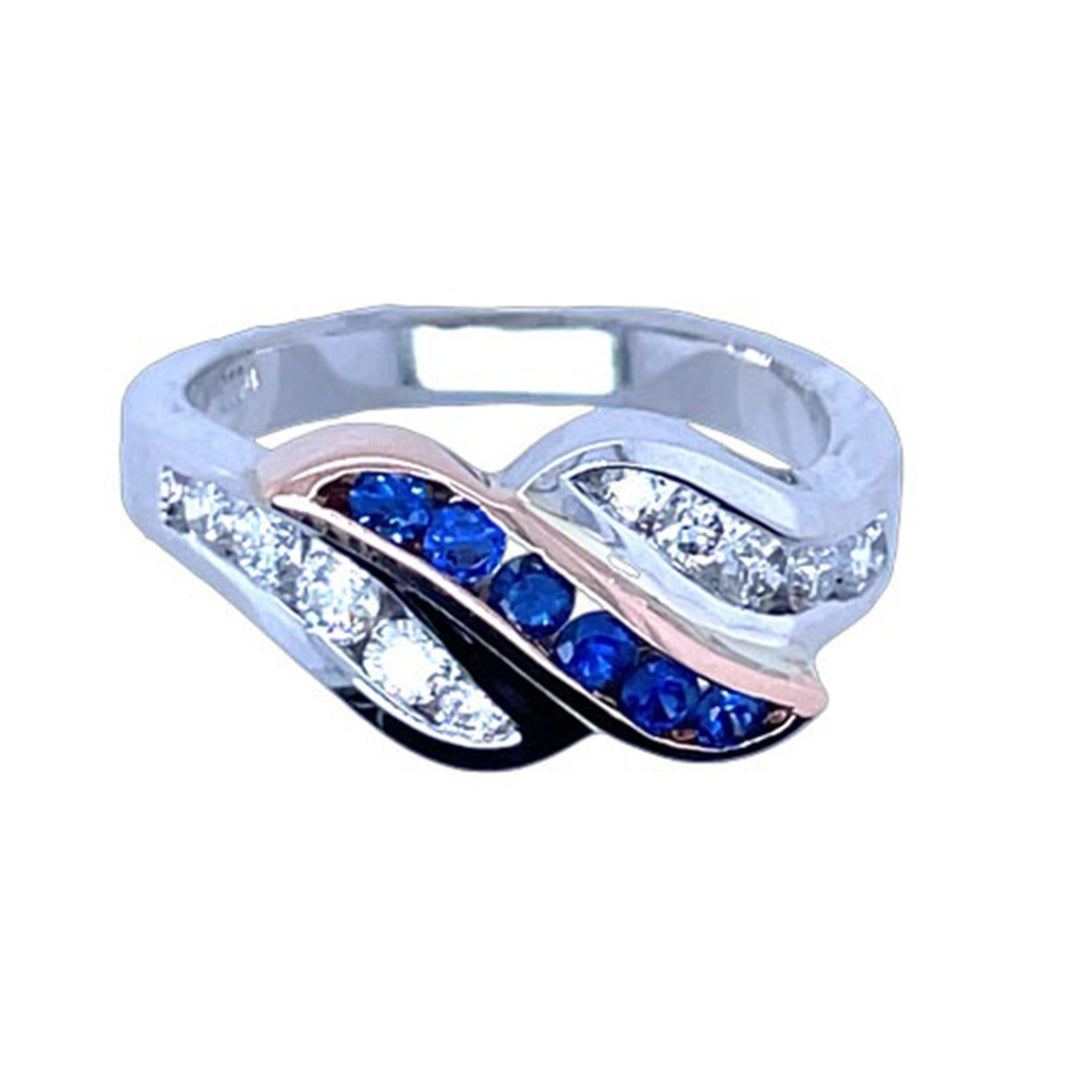 0.35ct Sapphire and Diamond Ring - SKU 53576