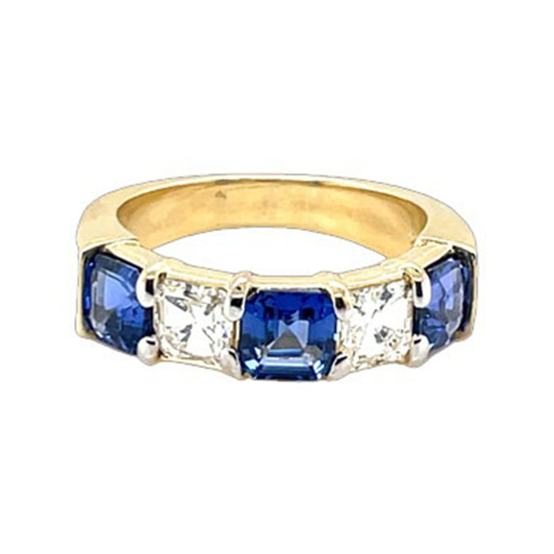2.3ct Sapphire and Diamond Ring - SKU 54710