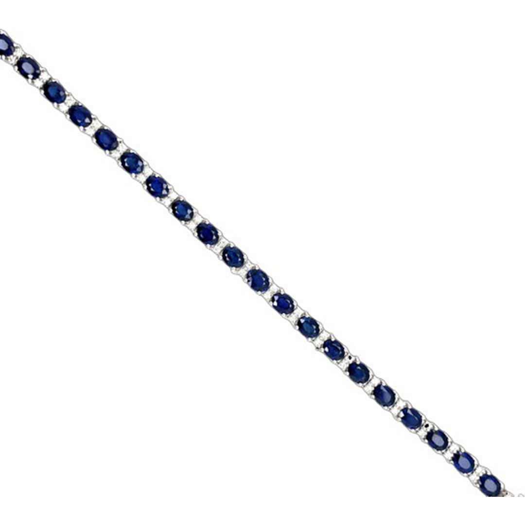 11.15ct Sapphire and Diamond Bracelet - SKU 54847