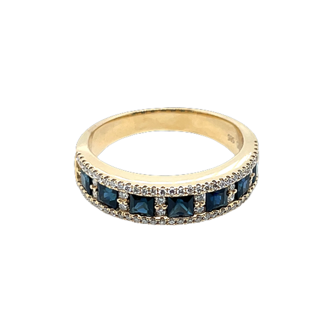 1.15ct Sapphire and Diamond Ring - SKU 51468