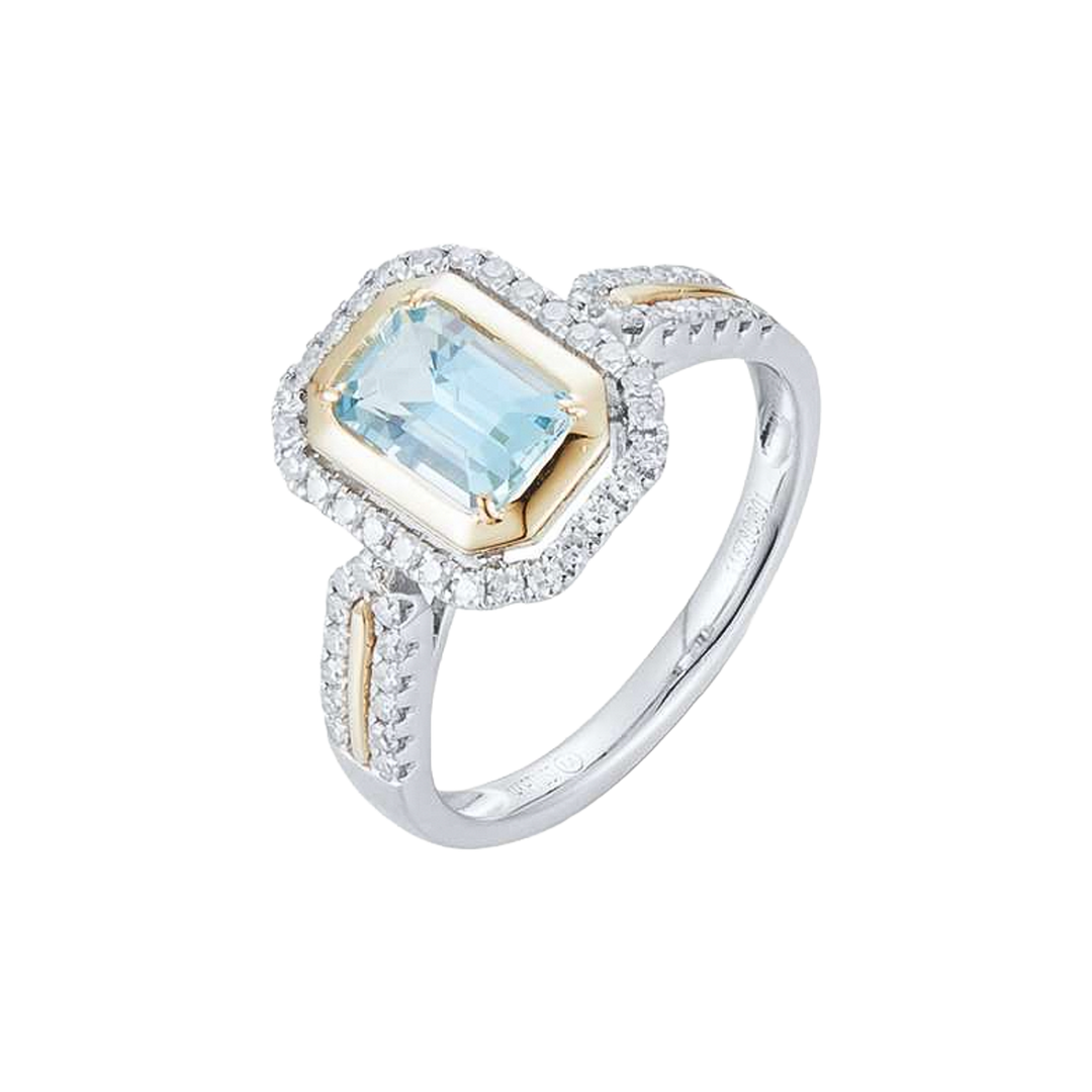 1.05ct Sapphire and Diamond Ring - SKU 51872