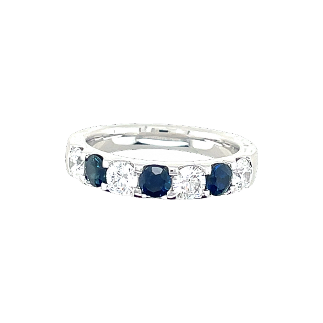 0.70ct Sapphire and Diamond Ring - SKU 54364