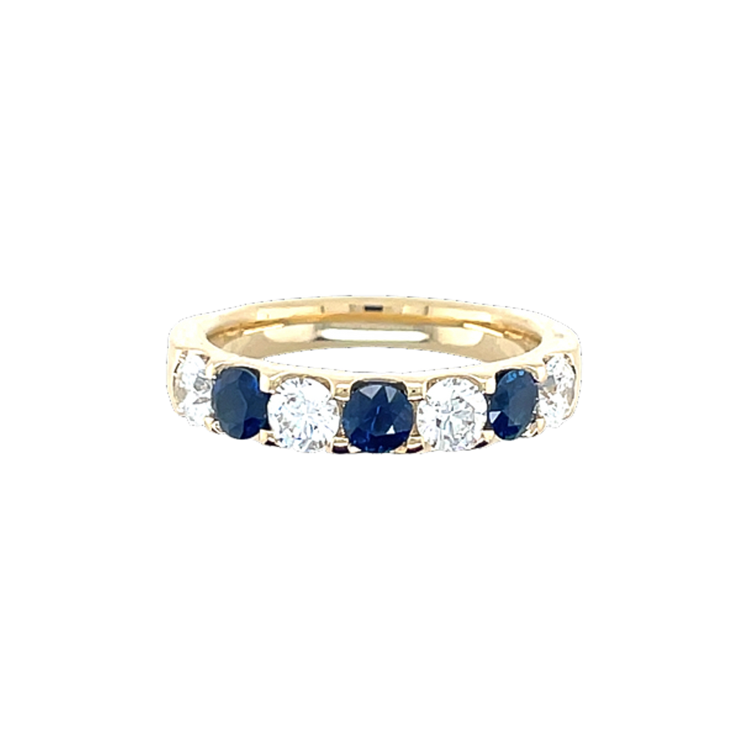0.75ct Sapphire and Diamond Ring - SKU 54376
