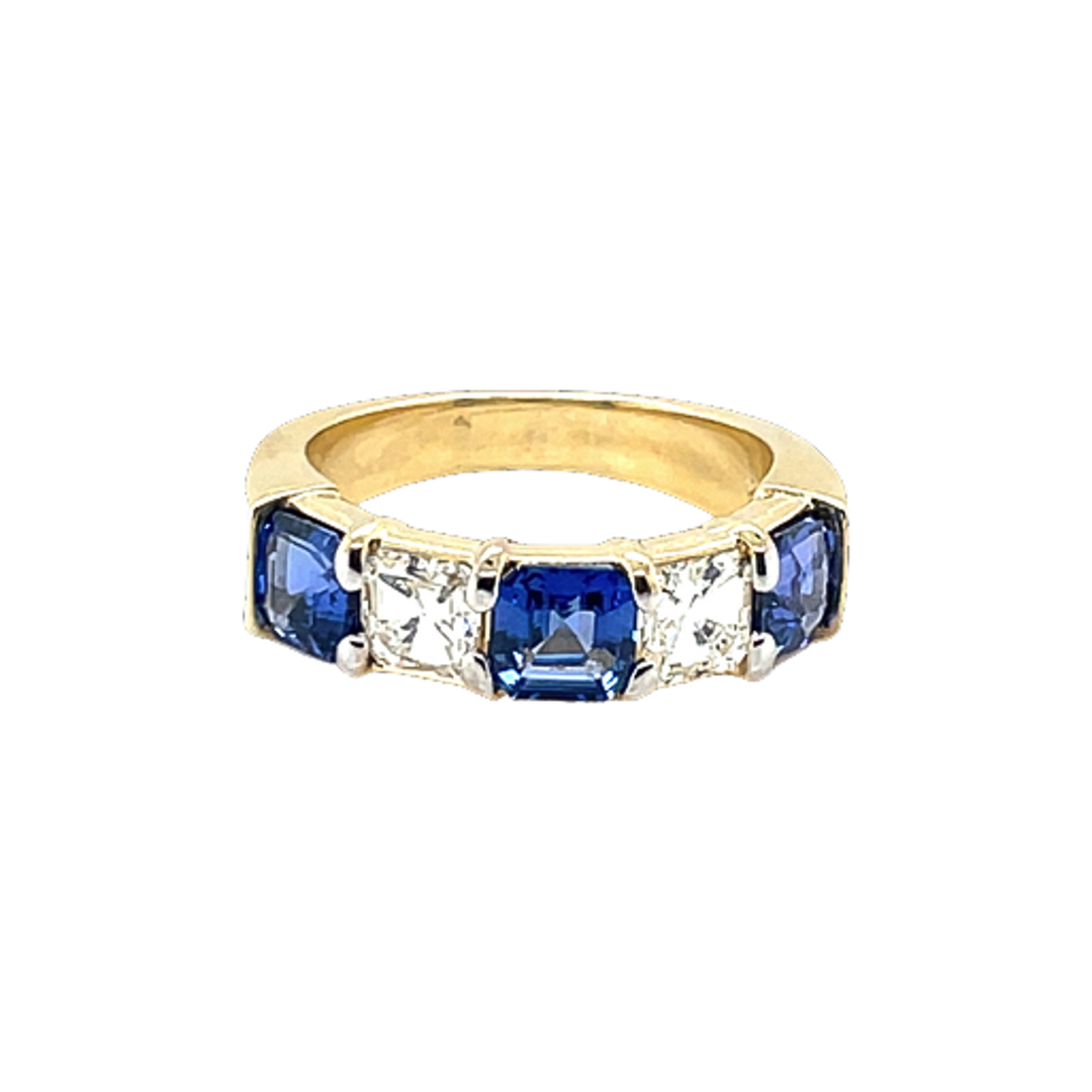 2.3ct Sapphire and Diamond Ring - SKU 54710