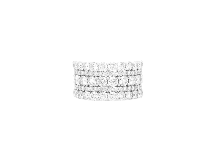 Multi-Row Diamond Band