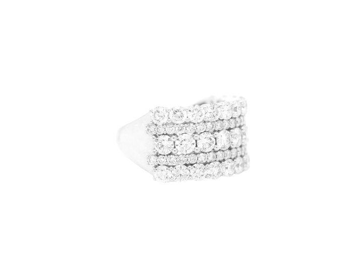 Multi-Row Diamond Band