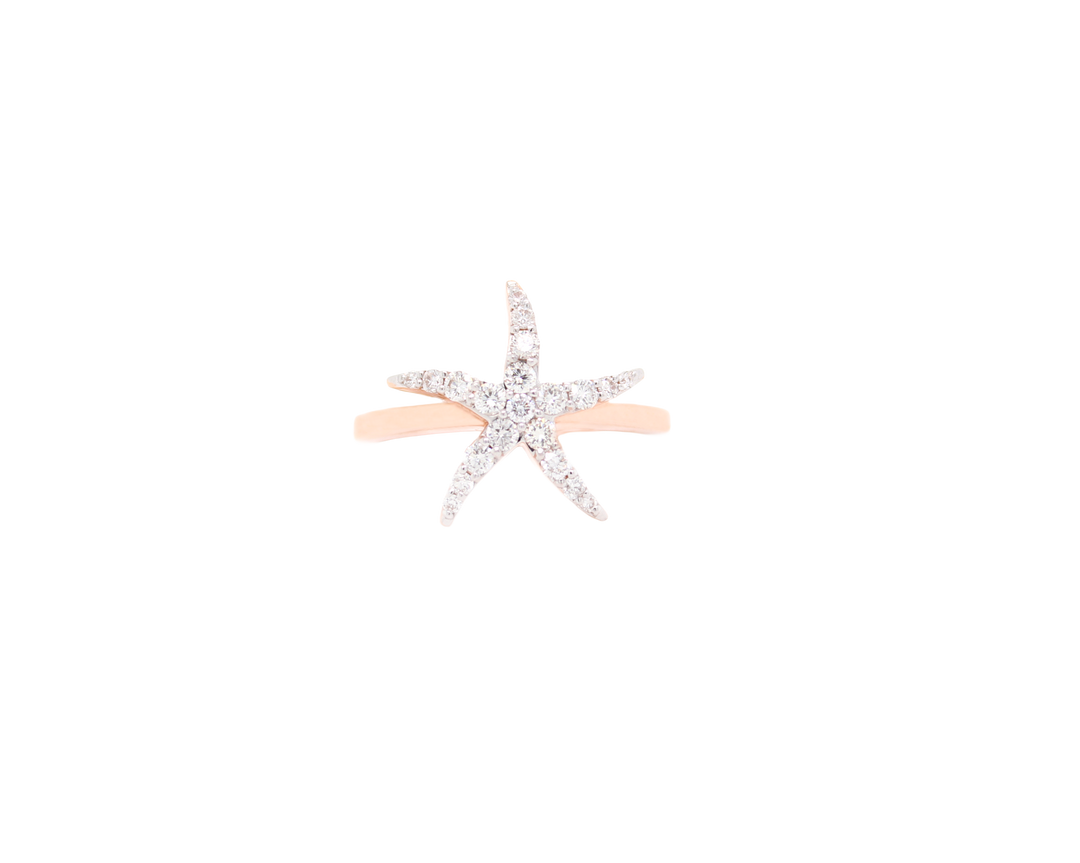 Starfish Diamond Ring