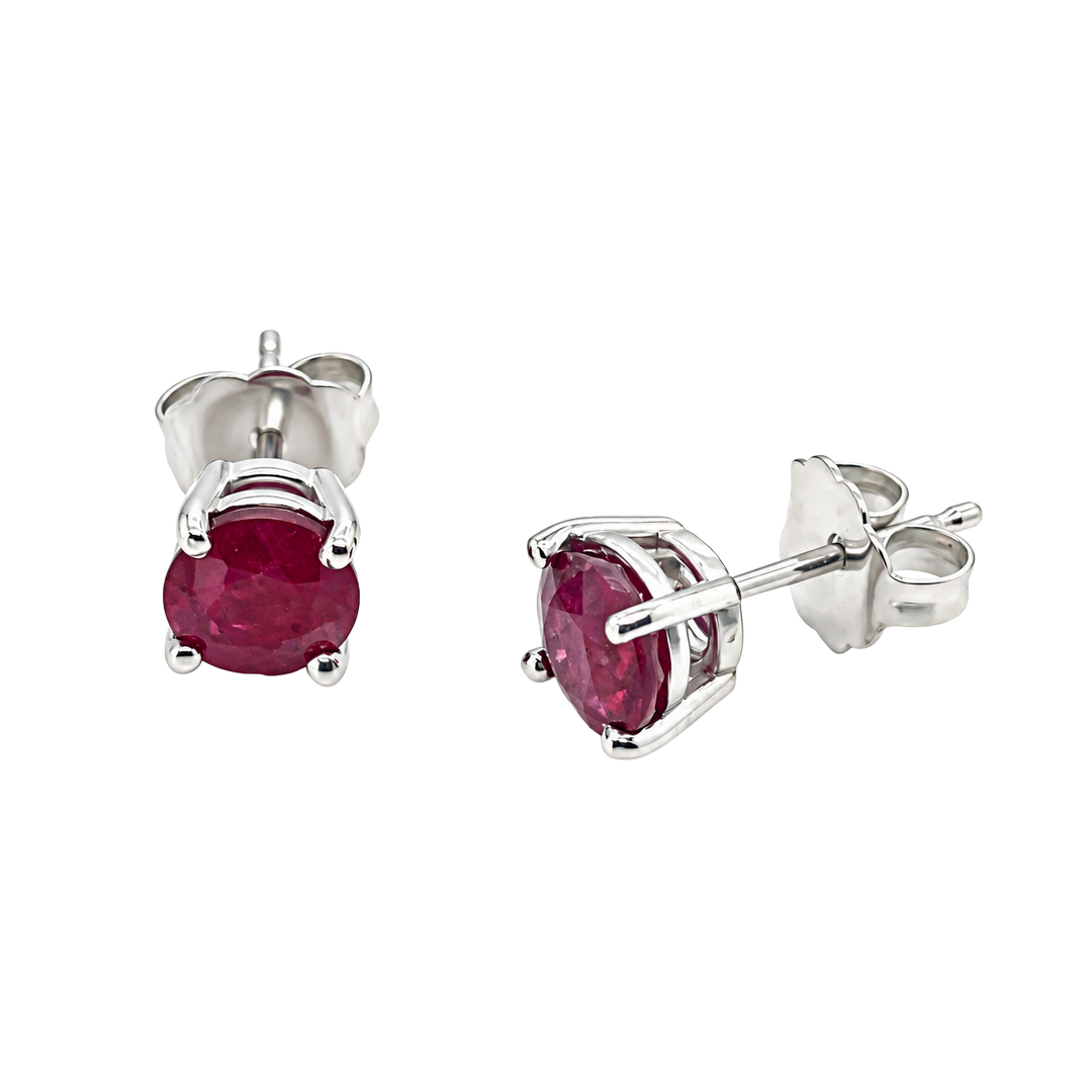 1.65ct Ruby Stud Earrings - SKU 53713