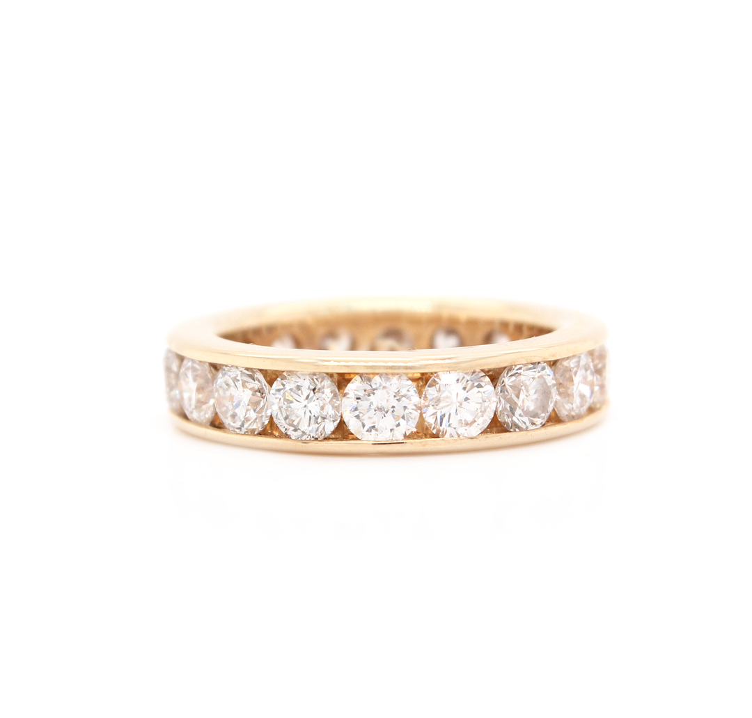 Classic Round Diamond Eternity Band