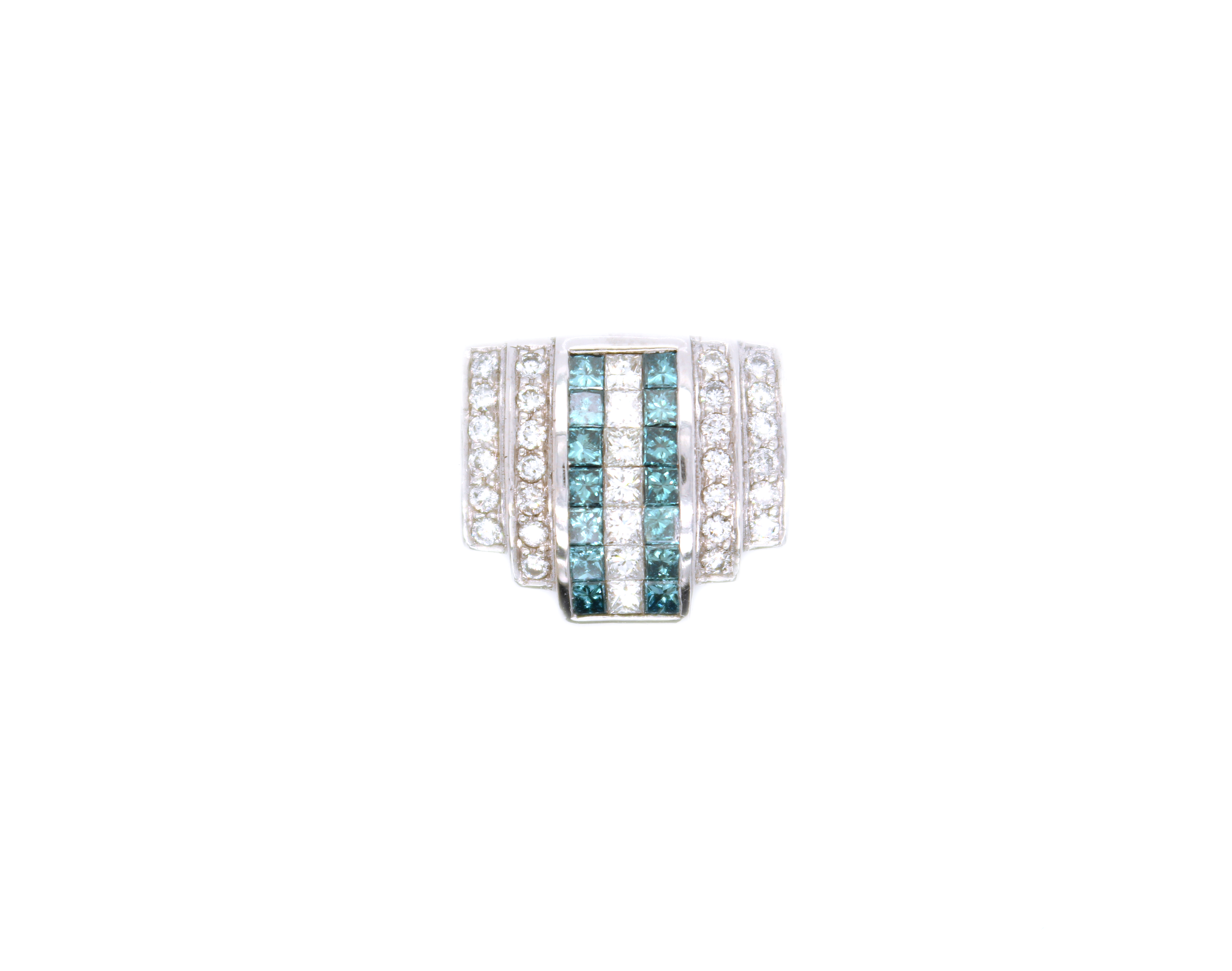 Natural Blue Diamond Slider Pendant – House Of Rajah Jewelers