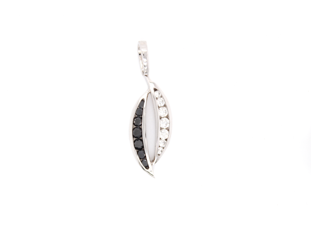 .80ct Black Diamond Bypass Pendant