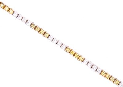4ct Yellow Canary Diamond Tennis Bracelet