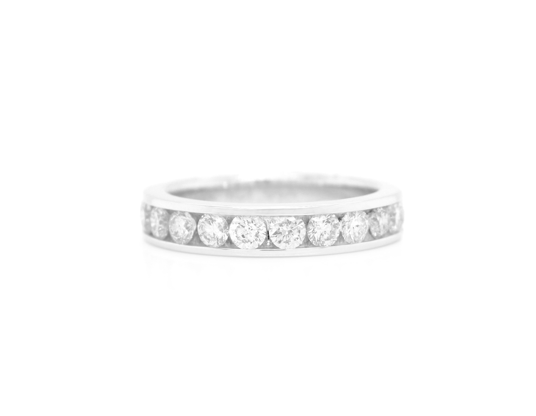 Mini Round Diamond Eternity Band