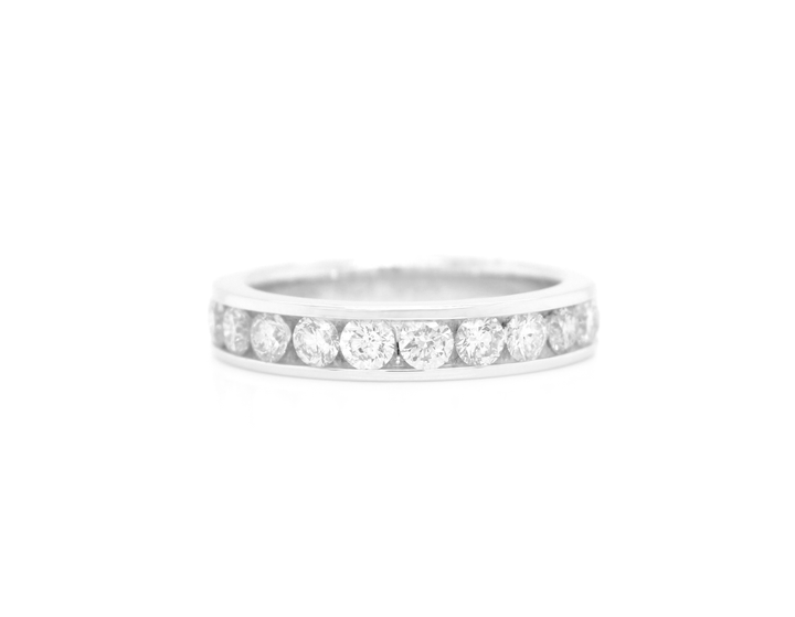 Mini Round Diamond Eternity Band