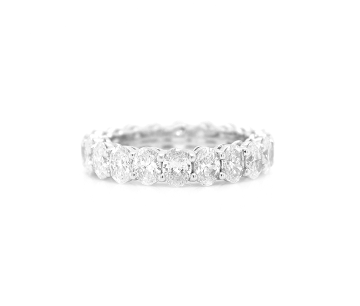 Oval Diamond Eternity Band