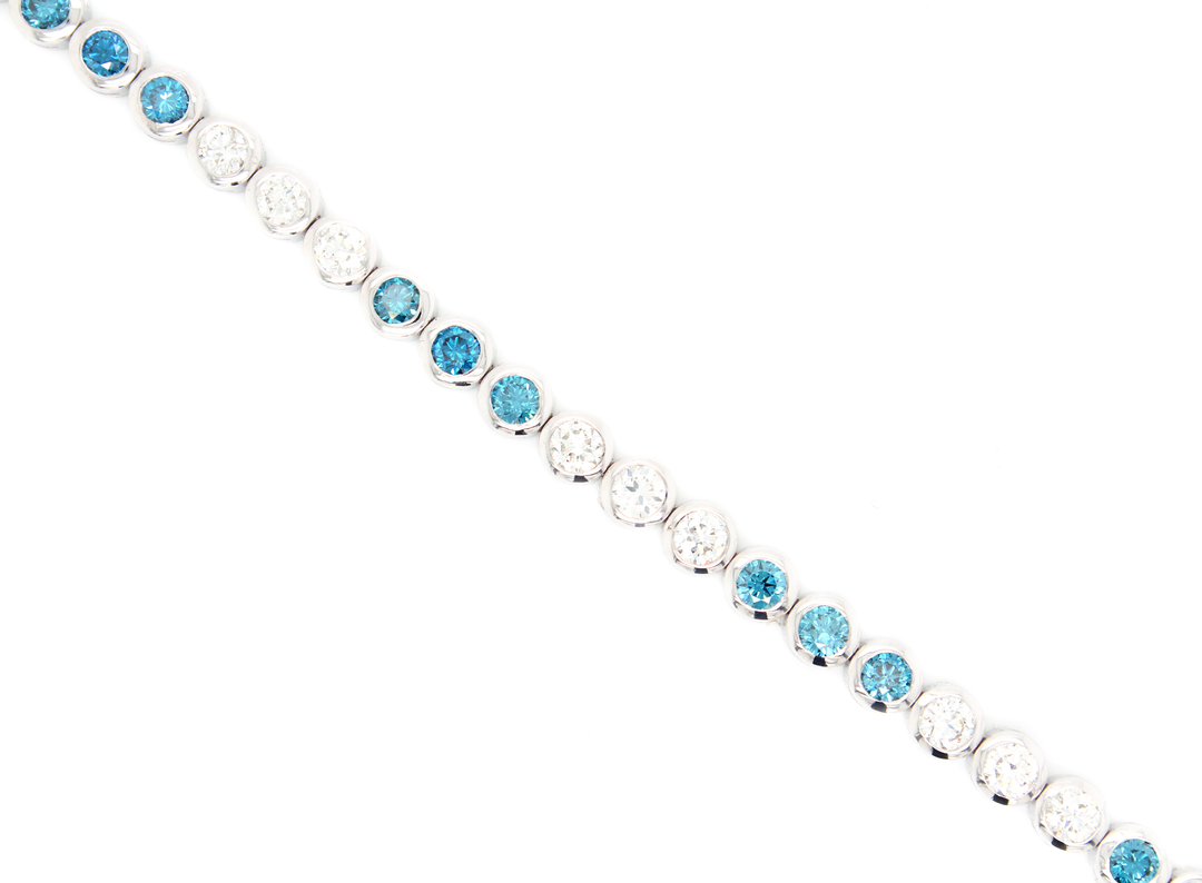 Blue Diamond Bracelet