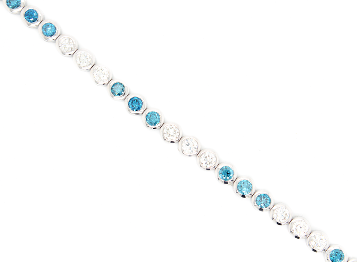 Blue Diamond Bracelet