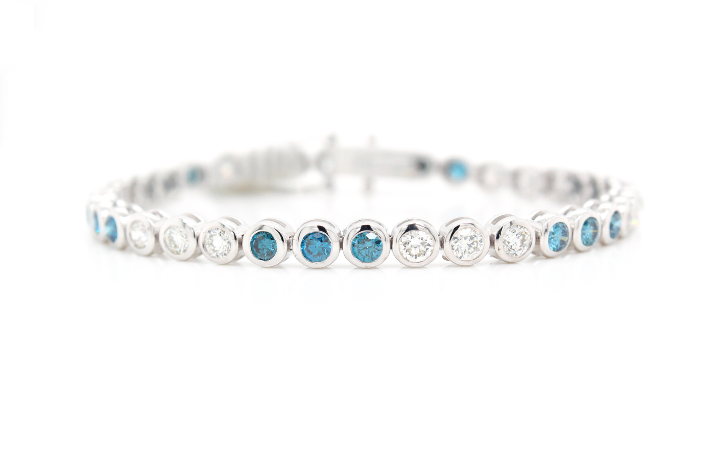 Natural Blue Diamond Bracelet