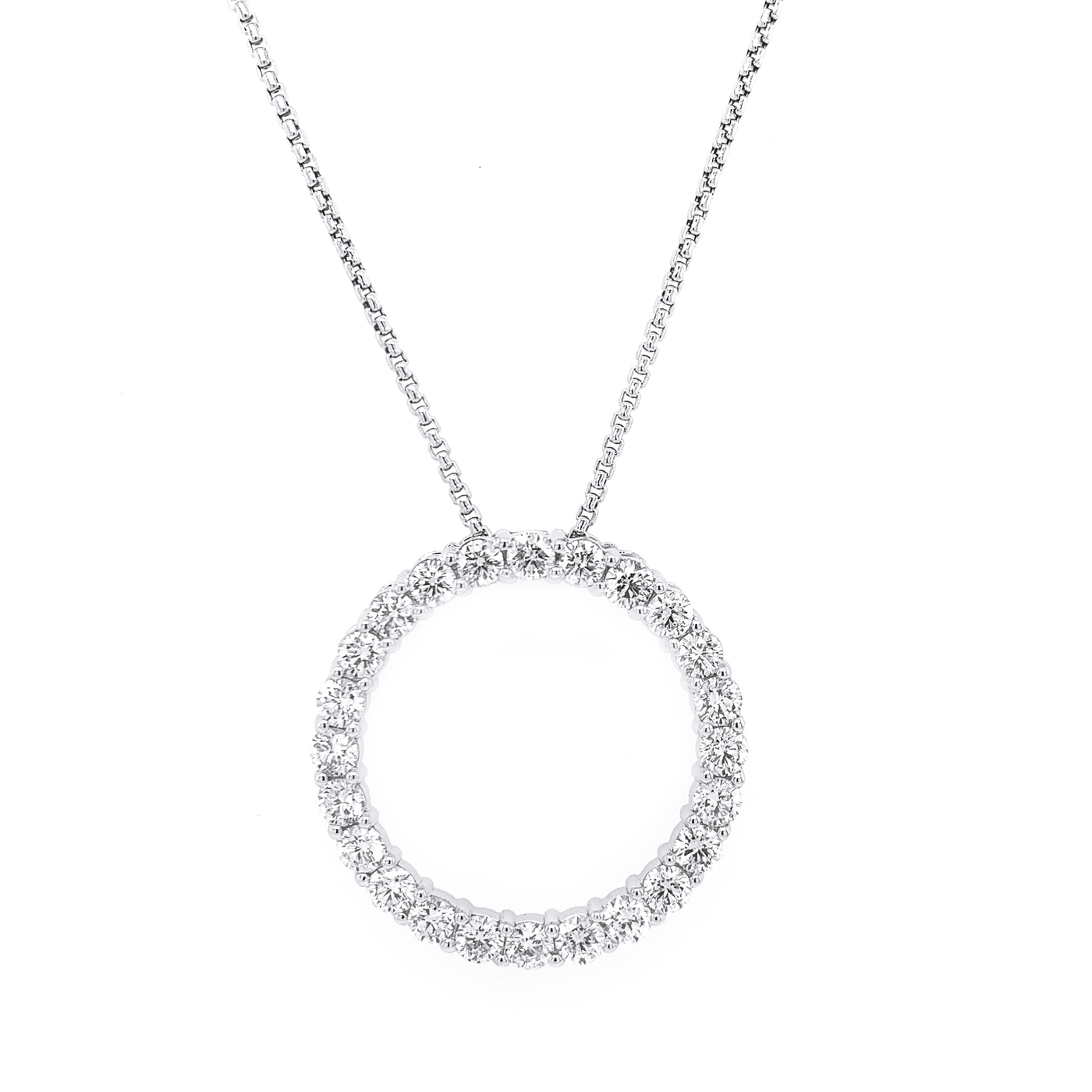 3ct Circle of Life Diamond Necklace