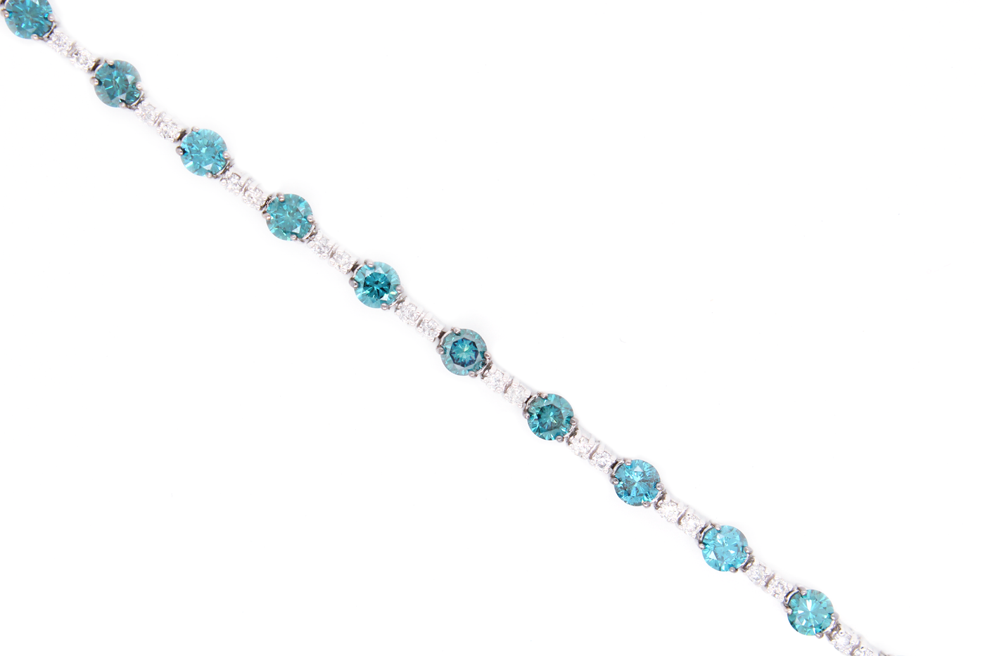 Natural Blue Diamond Bracelet