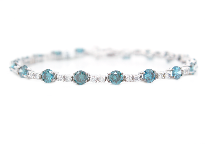 Blue Diamond Bracelet