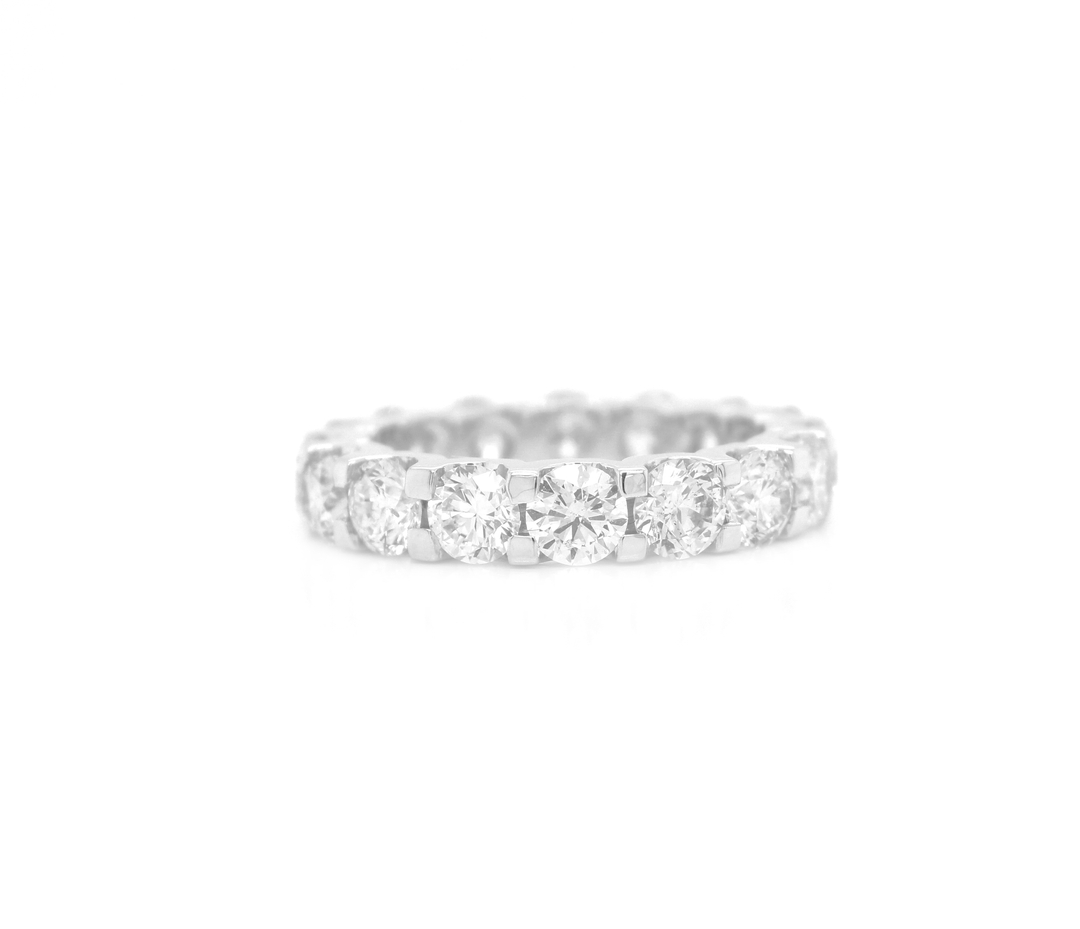 Round Diamond Eternity Band