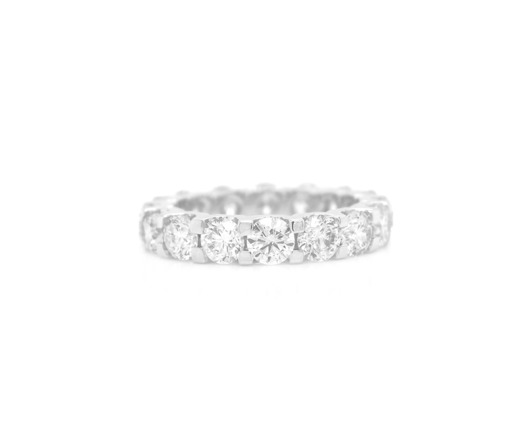 Round Diamond Eternity Band