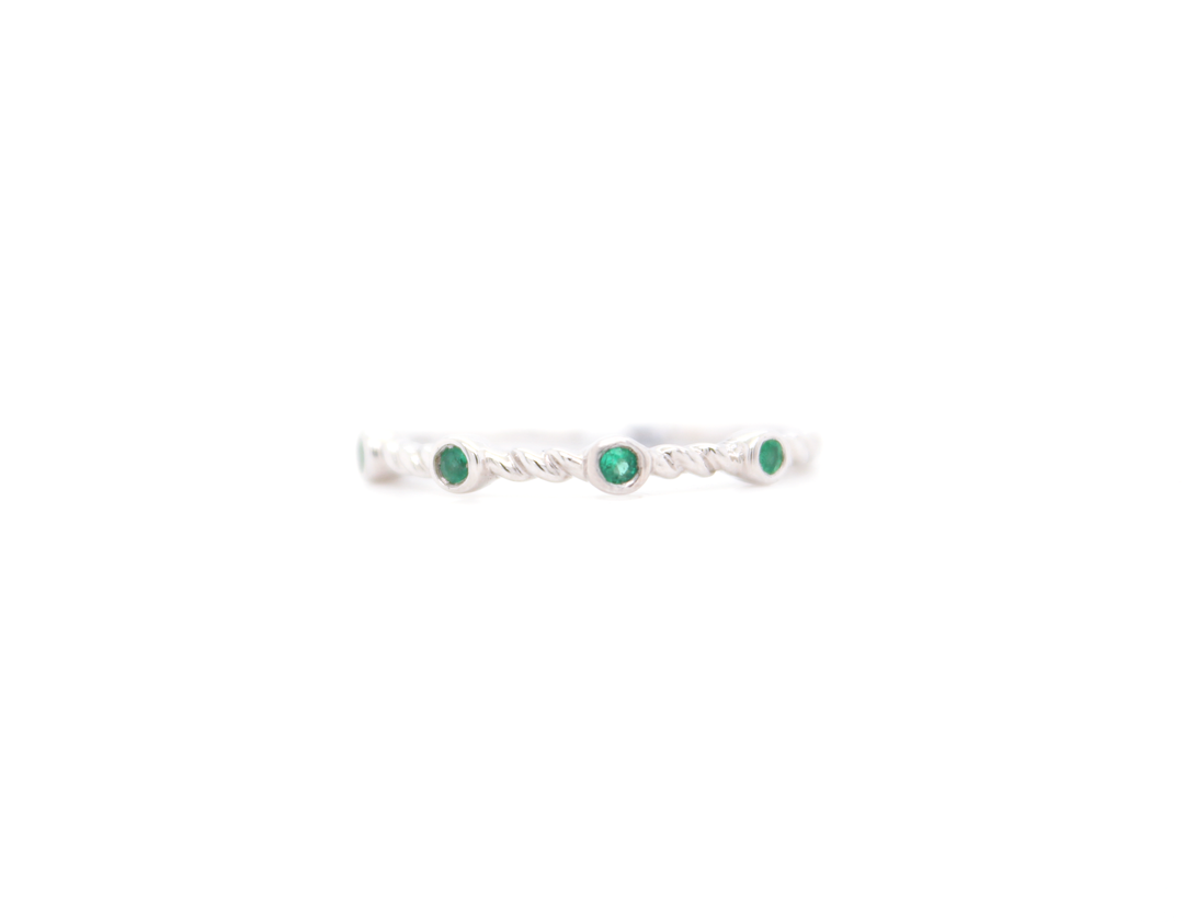 Emerald Twisted Band