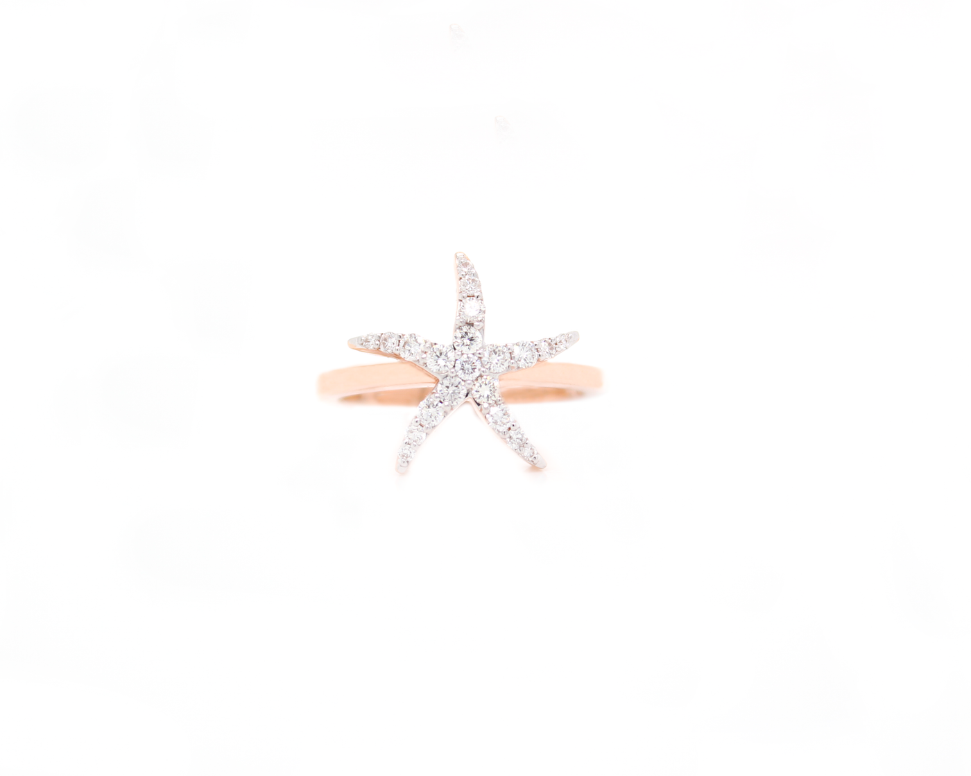 Starfish Diamond Ring