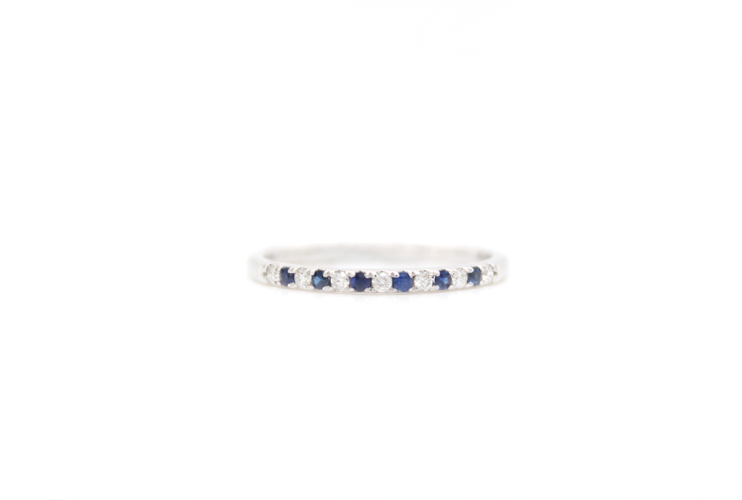 Sapphire and Diamond Ring