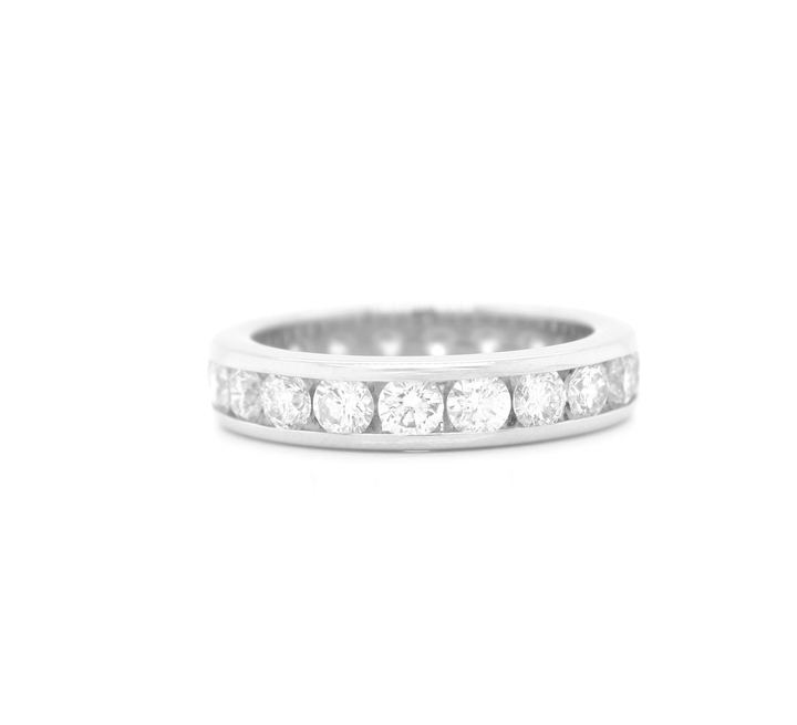 Classic Round Diamond Eternity Band