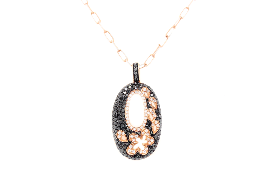 1.10ct Black Diamond Necklace