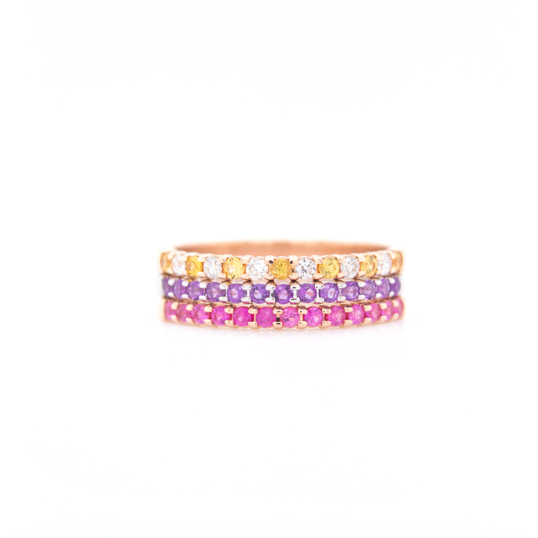Citrine and Diamond Ring