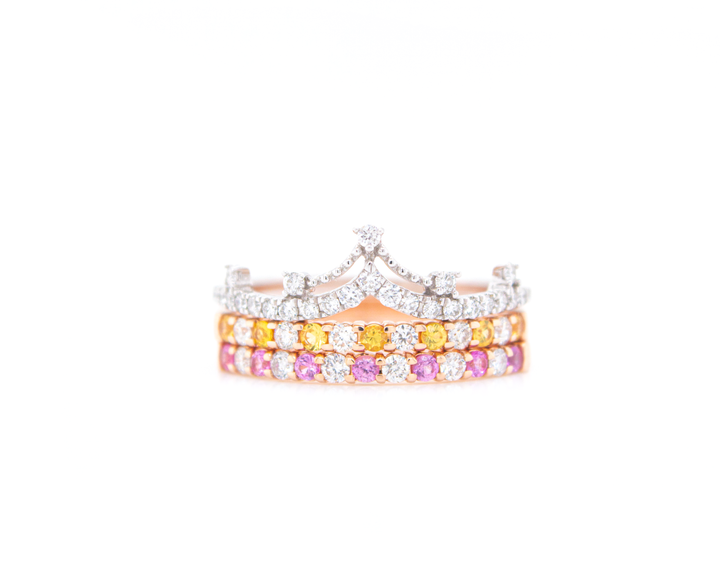 Citrine and Diamond Ring