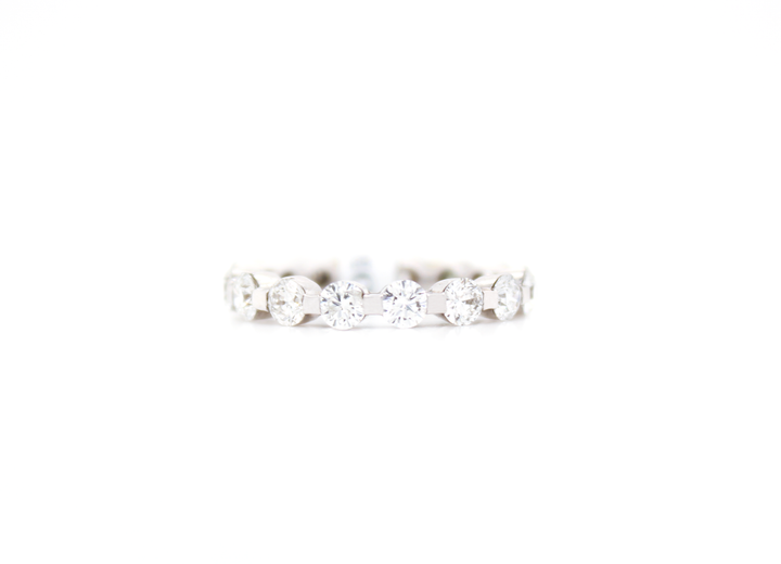 Single Prong Eternity Band